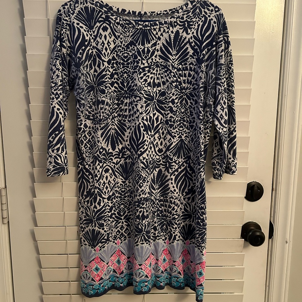 Lilly Pulitzer Cotton Crew Neck dress, size S